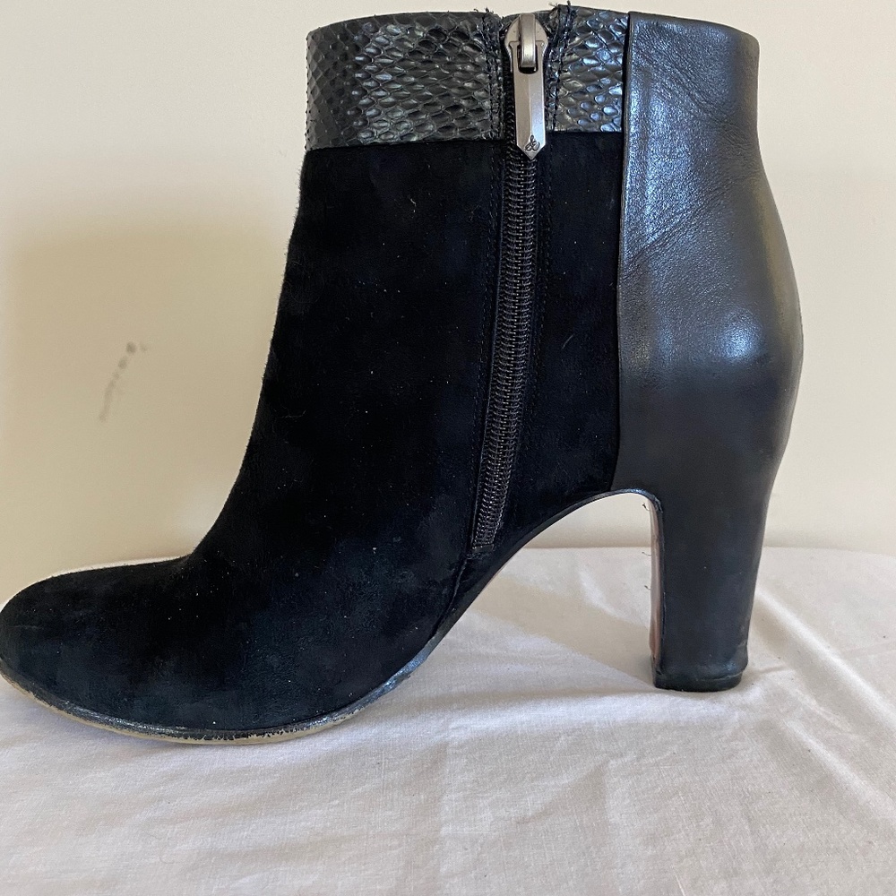 Sam Edelman leather and suede ankle booties